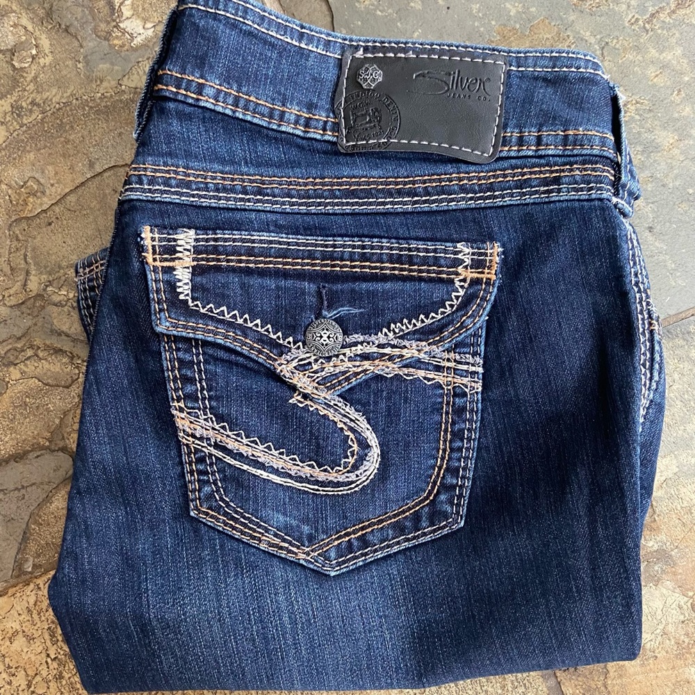 Silver Suki Surplus Boot Stretch Jean
 28 X 34
